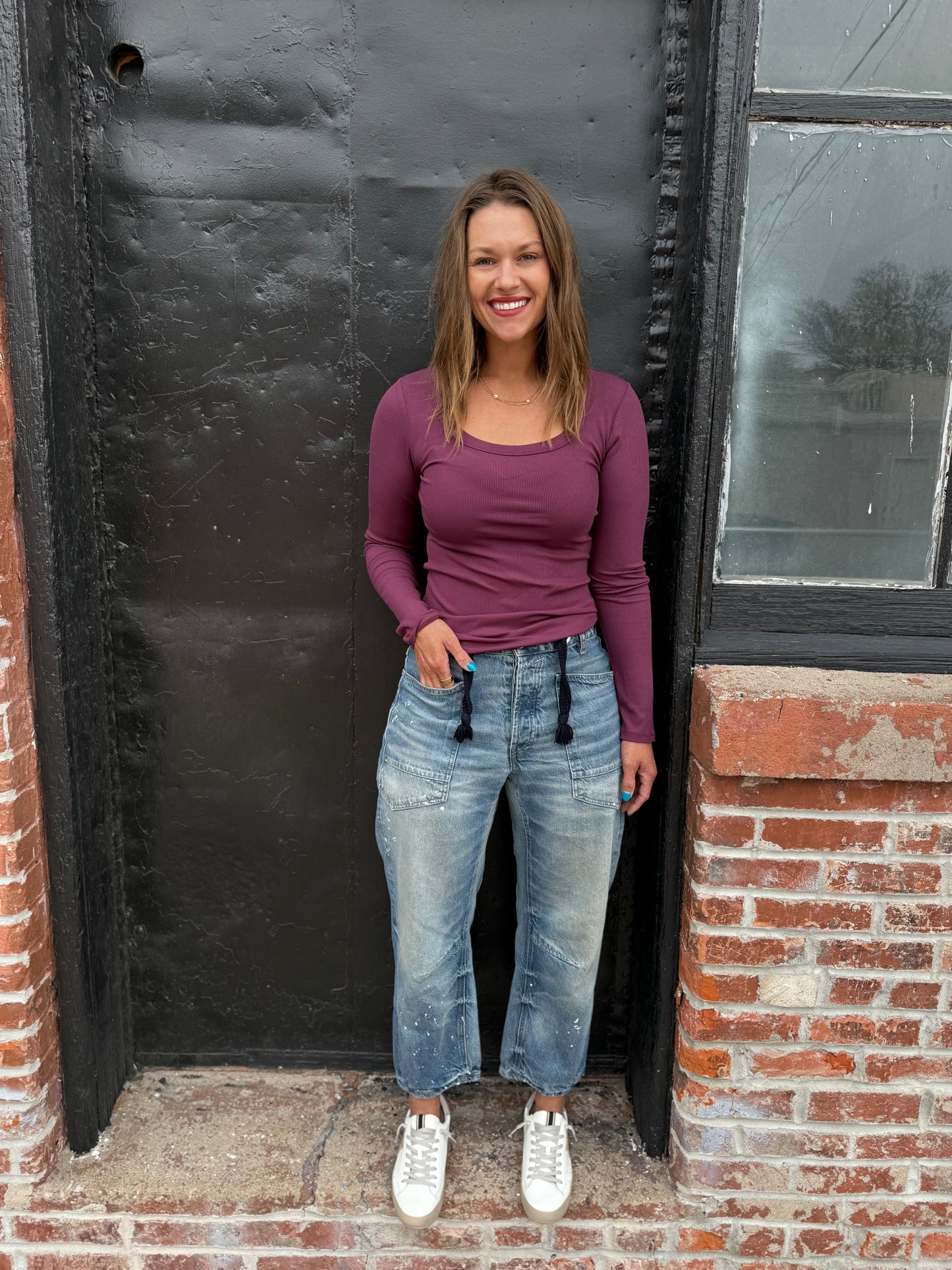 Micro Ribbed Long Sleeve