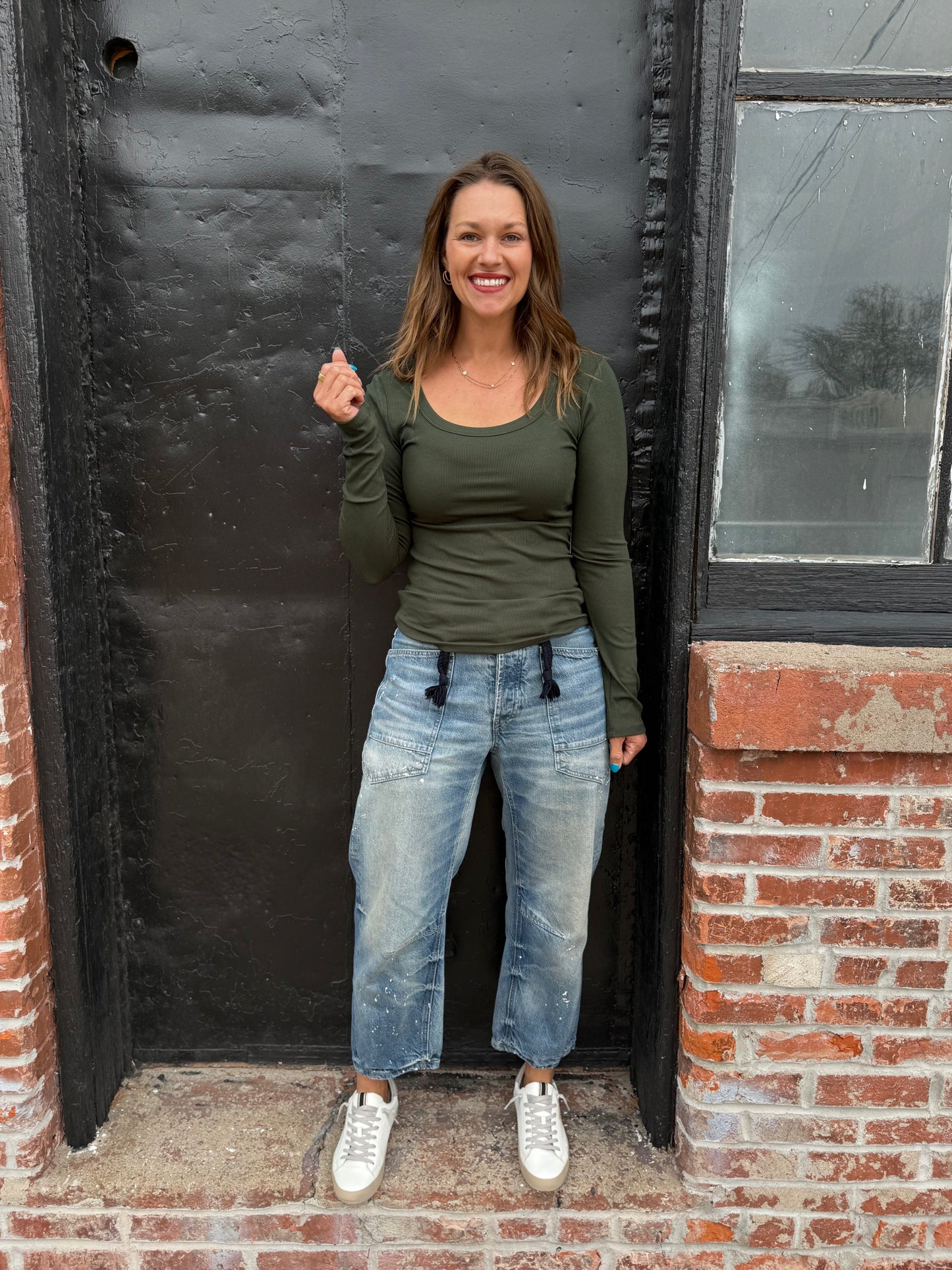 Micro Ribbed Long Sleeve