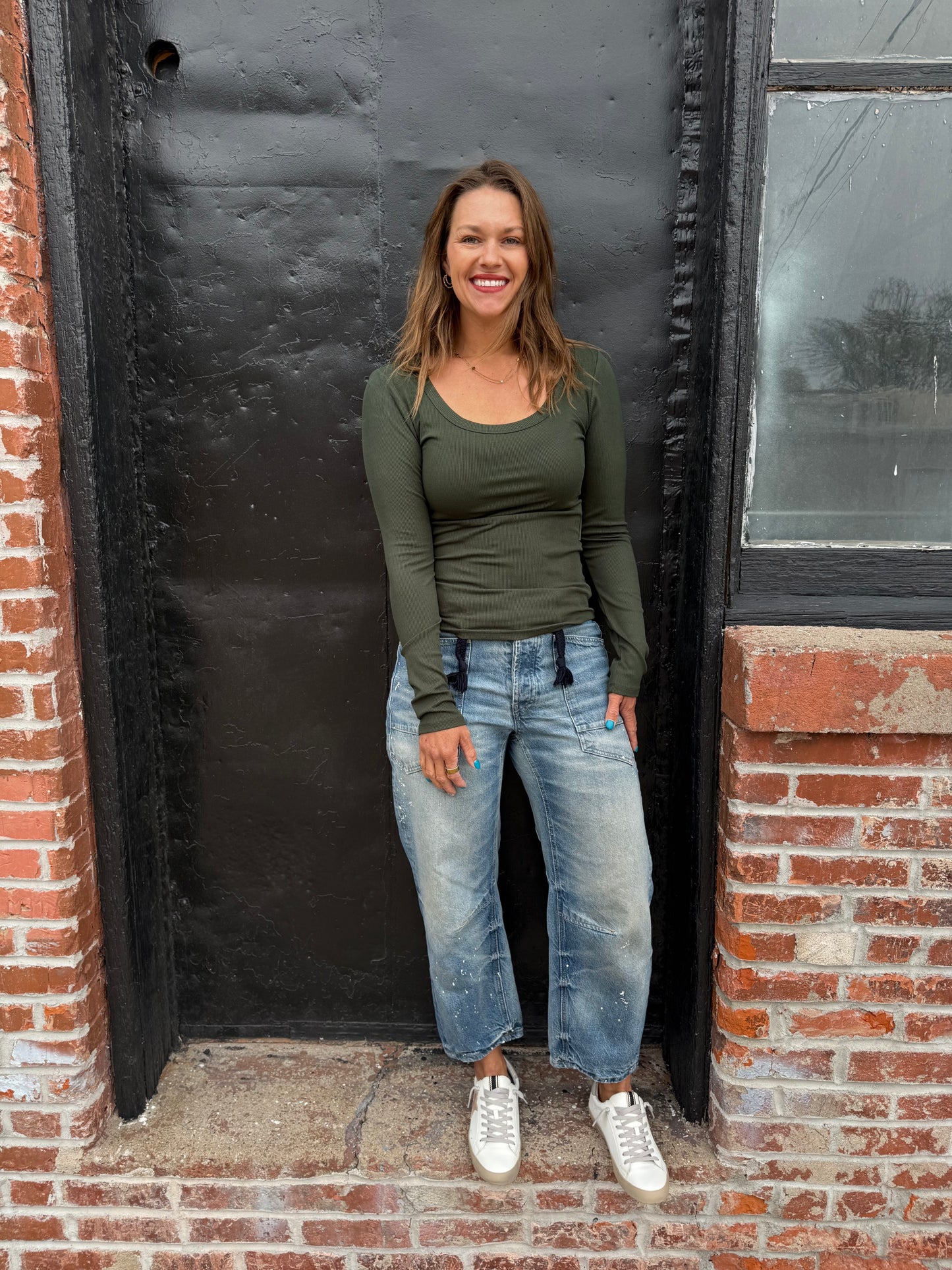 Micro Ribbed Long Sleeve