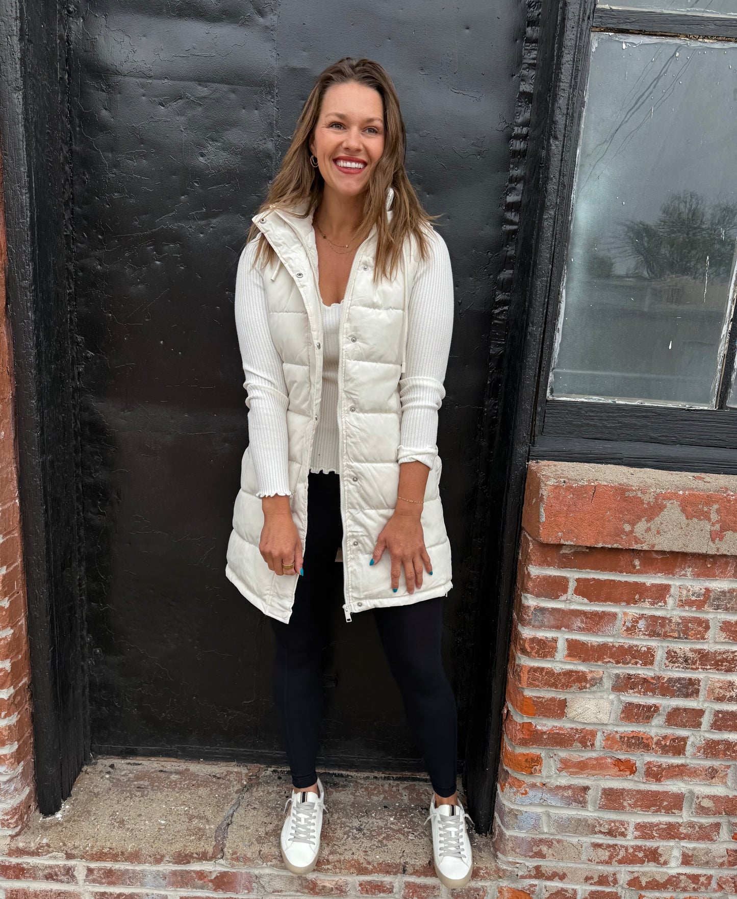 Harper Vest - Ivory