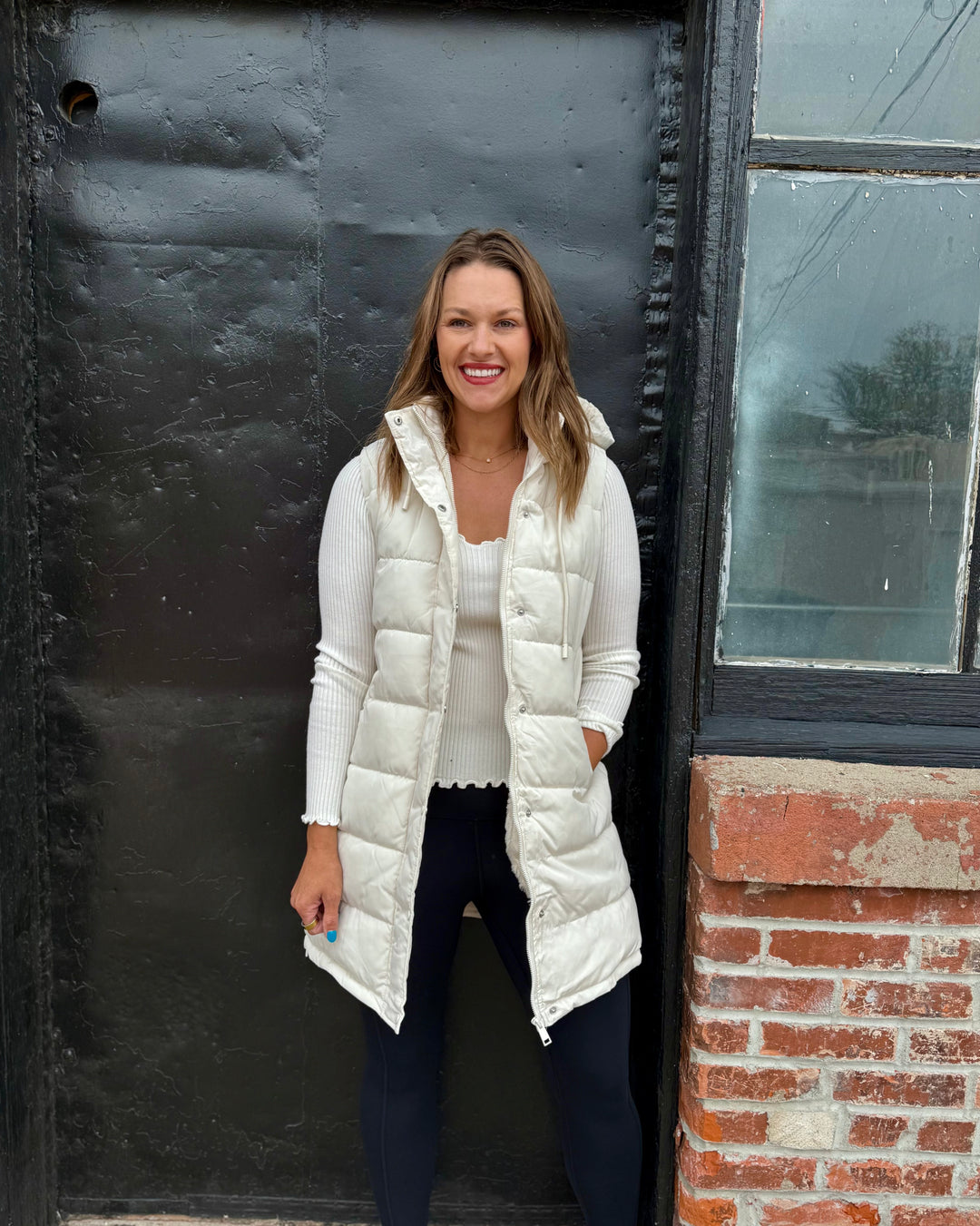 Harper Vest - Ivory