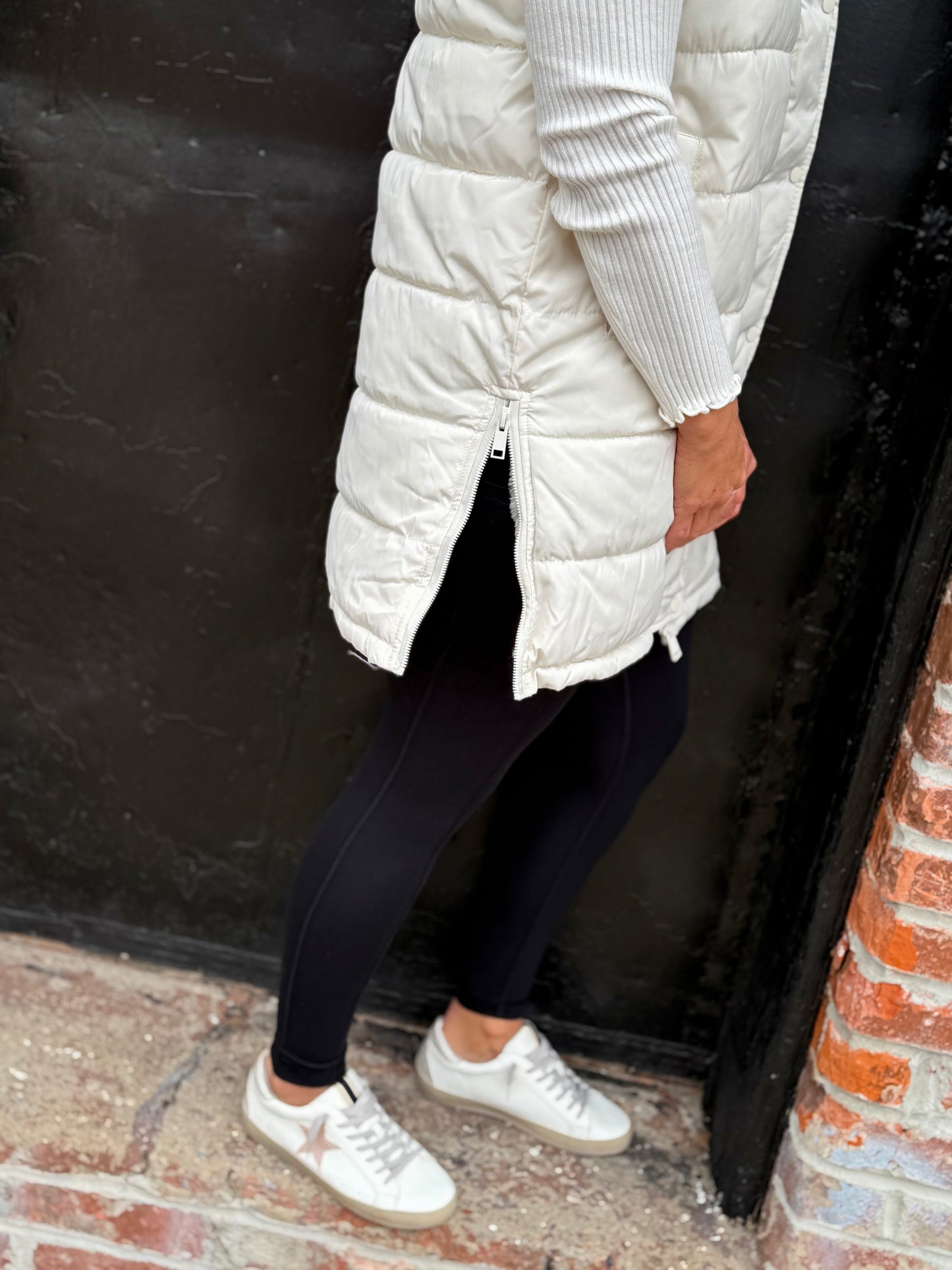 Harper Vest - Ivory