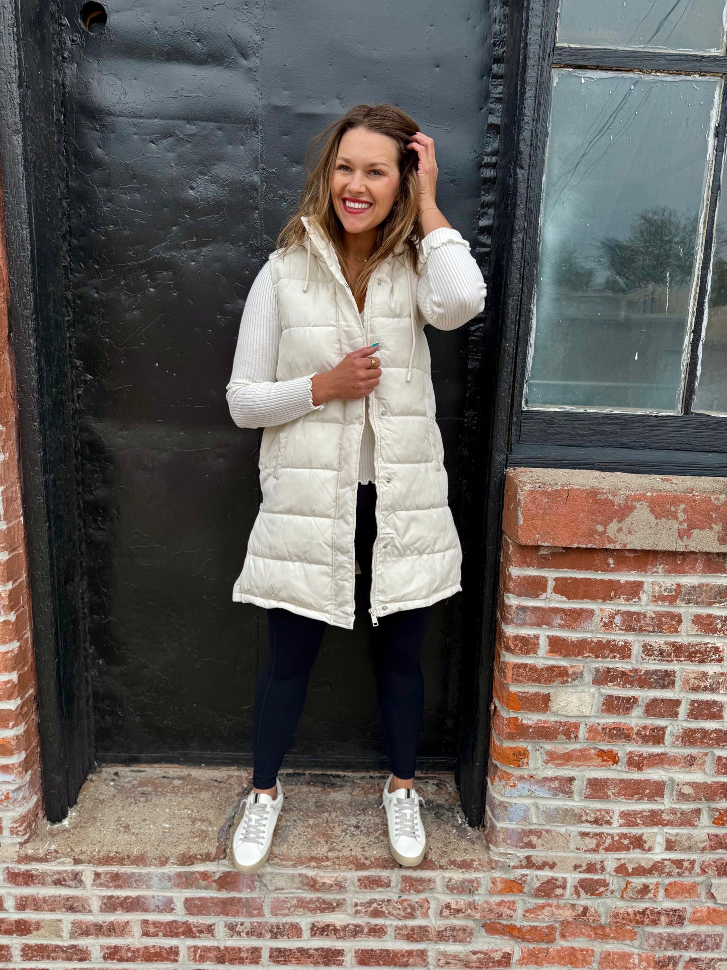 Harper Vest - Ivory