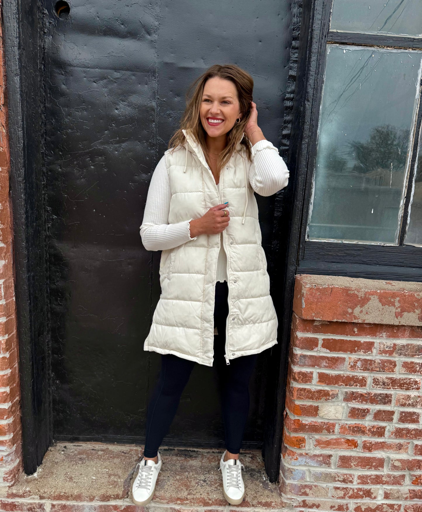 Harper Vest - Ivory