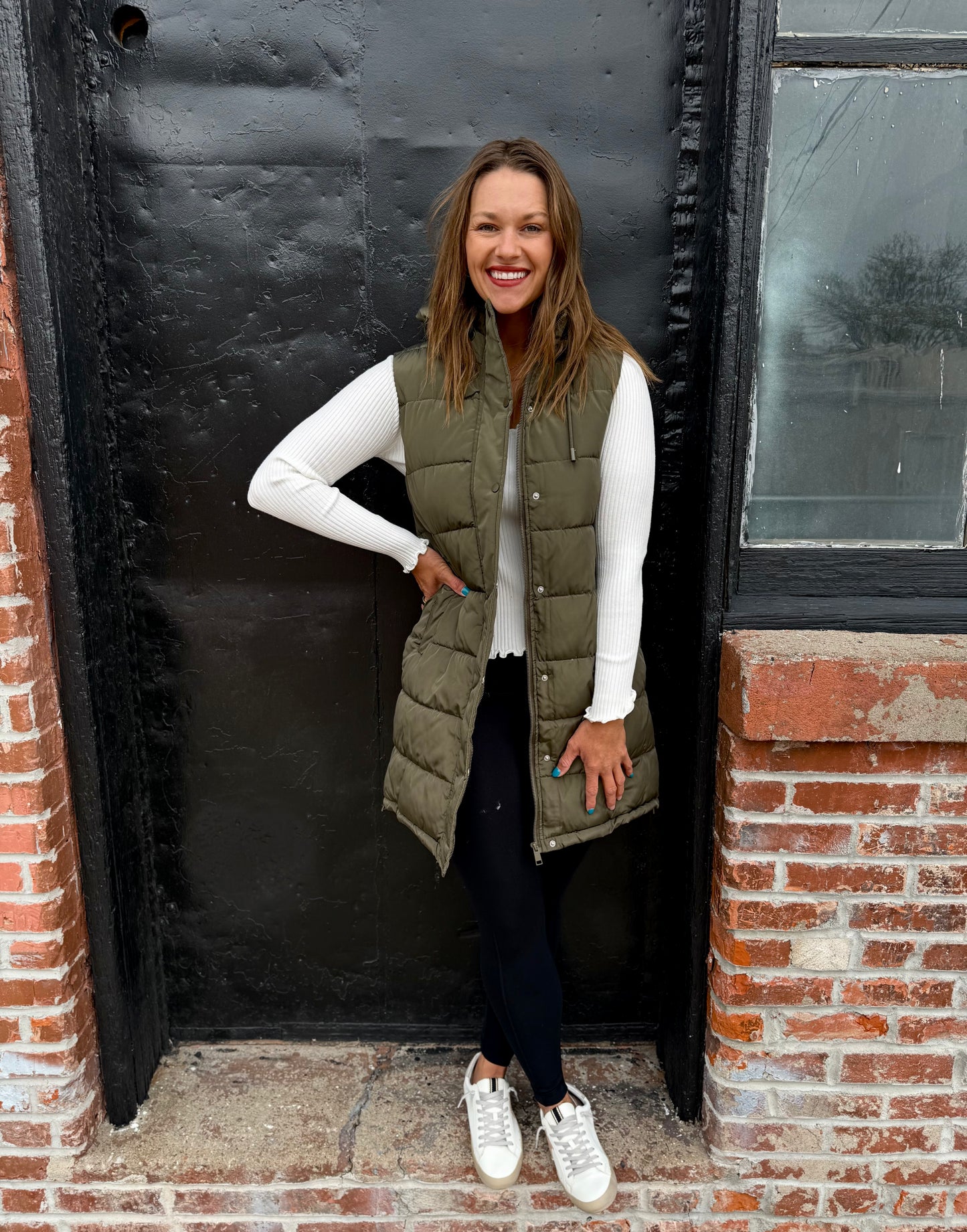 Harper Vest - Olive