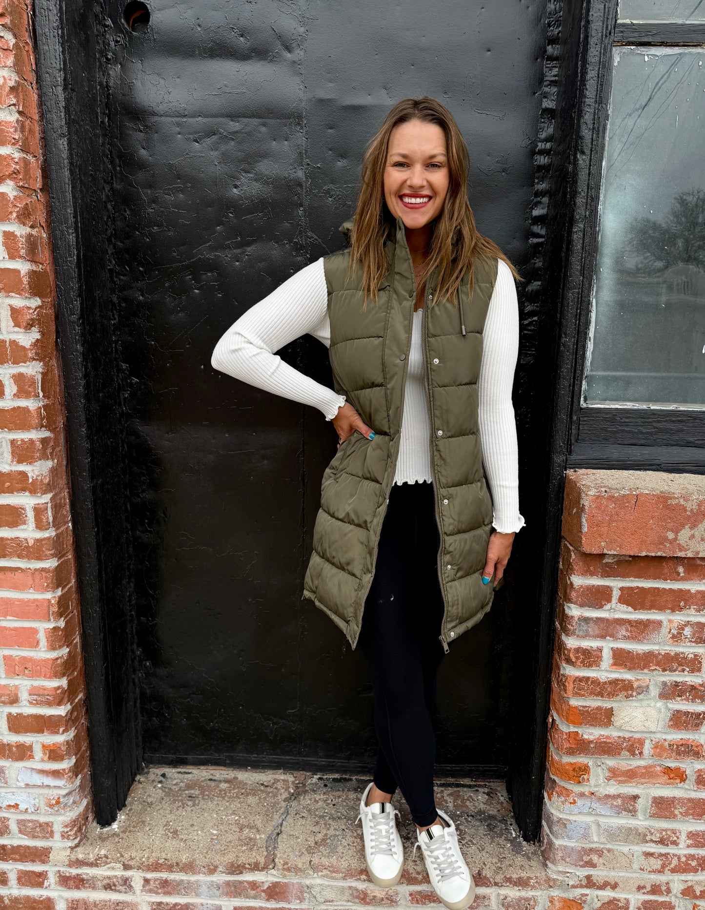 Harper Vest - Olive
