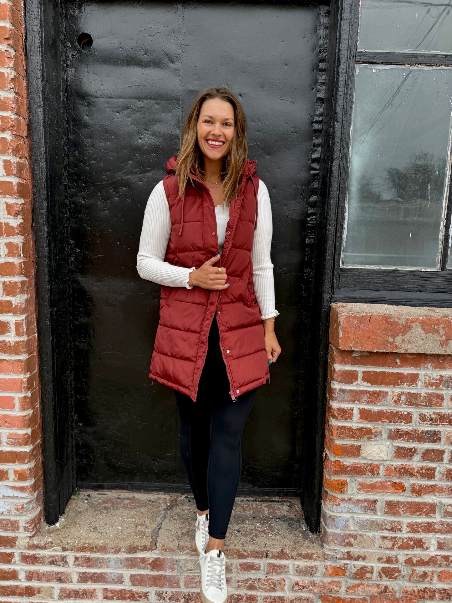 Harper Vest - Rust
