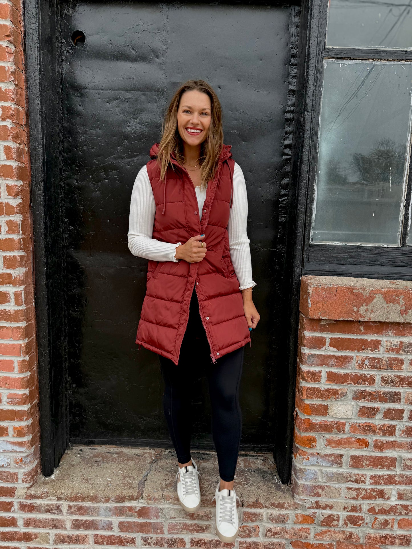 Harper Vest - Rust