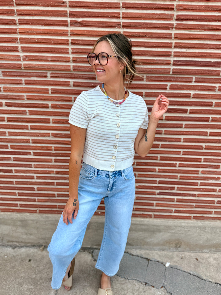 Jennsie Striped Top