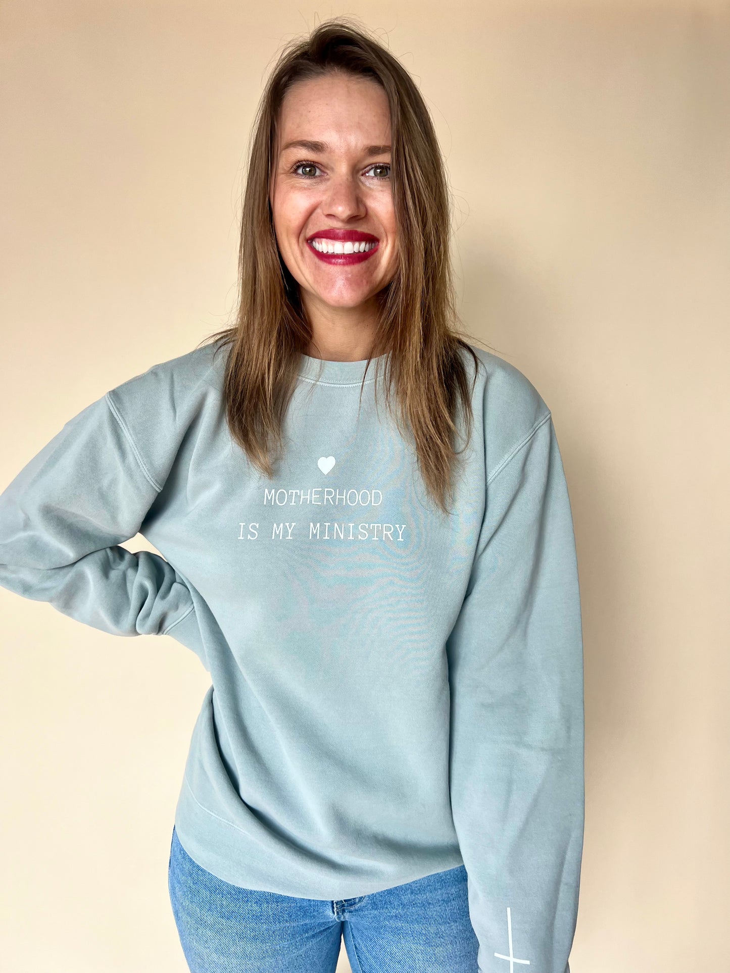 Motherhood is My Ministry Crewneck