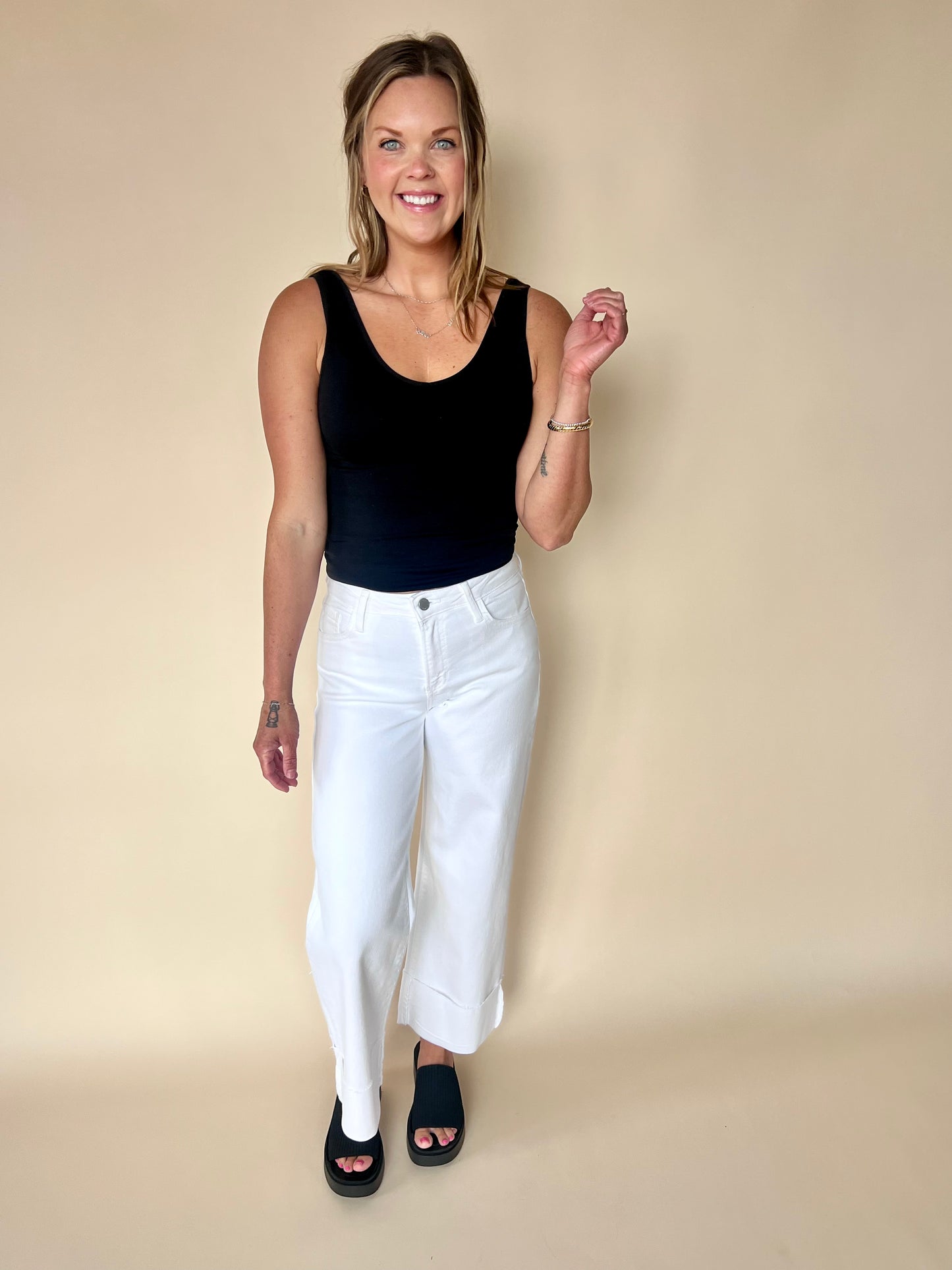Zenny White Denim
