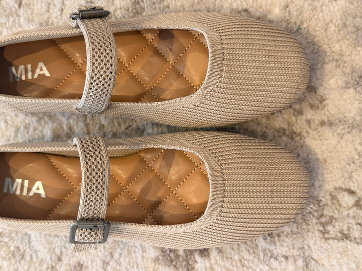 Brita Ballerina Flat Oat Knit