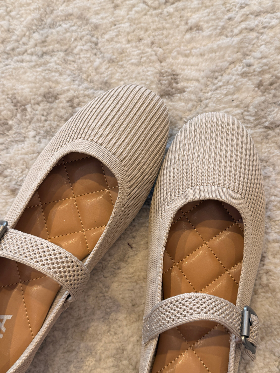 Brita Ballerina Flat Oat Knit
