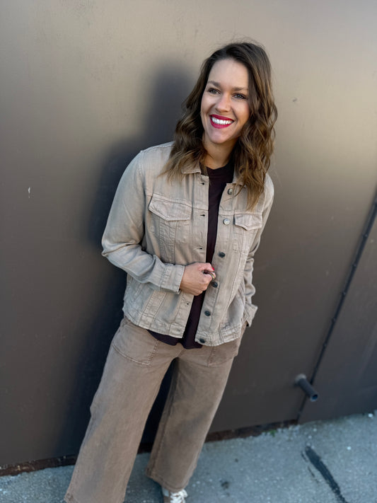 Jackie Jacket - Taupe