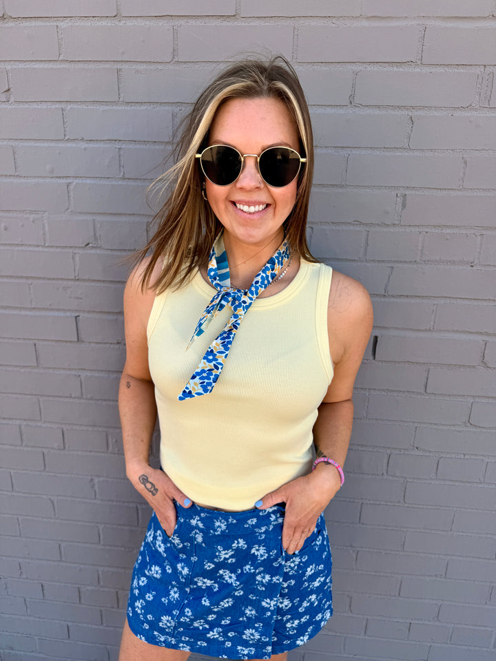 Evie Tank- Butter Yellow