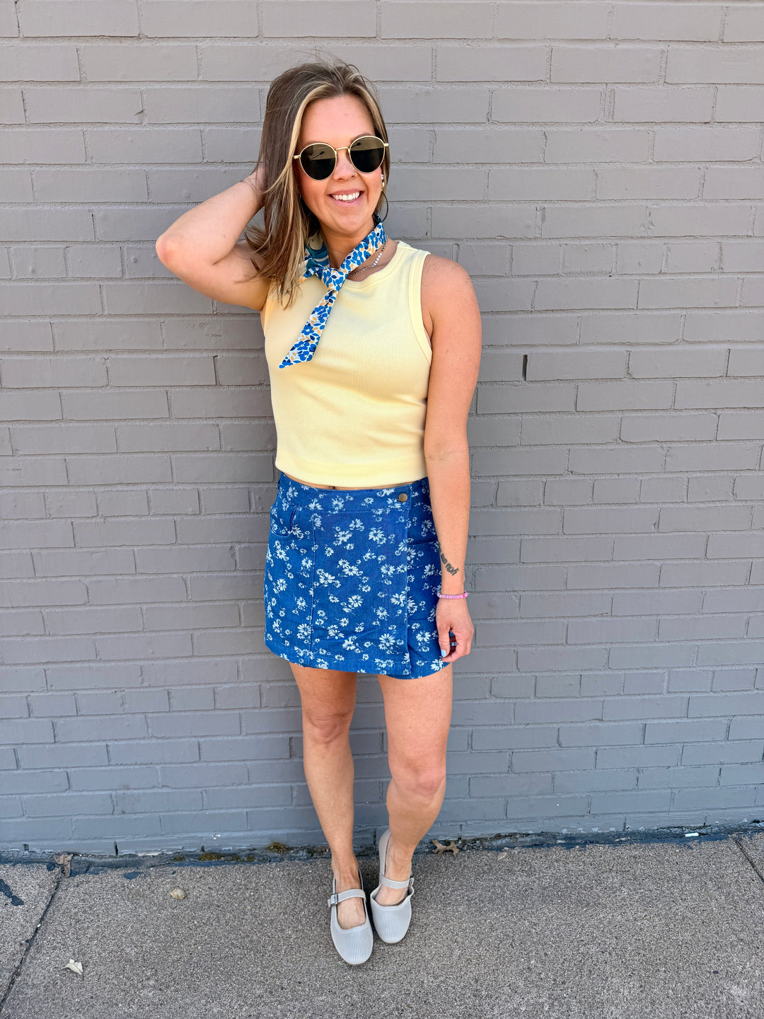 Evie Tank- Butter Yellow
