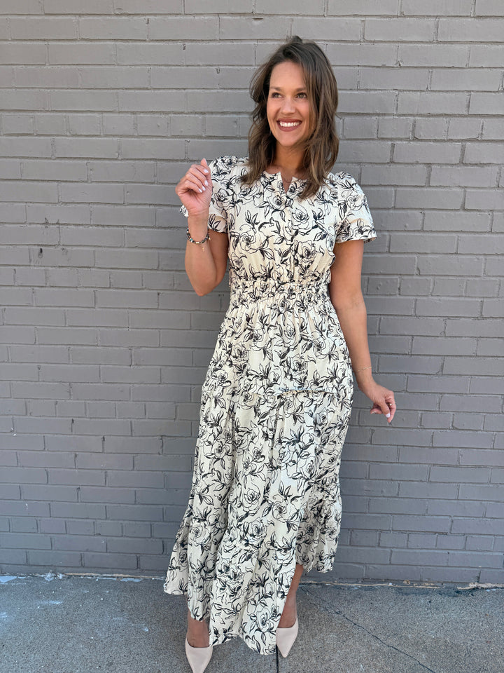 Midnight Garden Maxi Dress