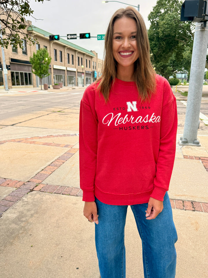 Nebraska Cornhuskers Comfort Vault Sweater