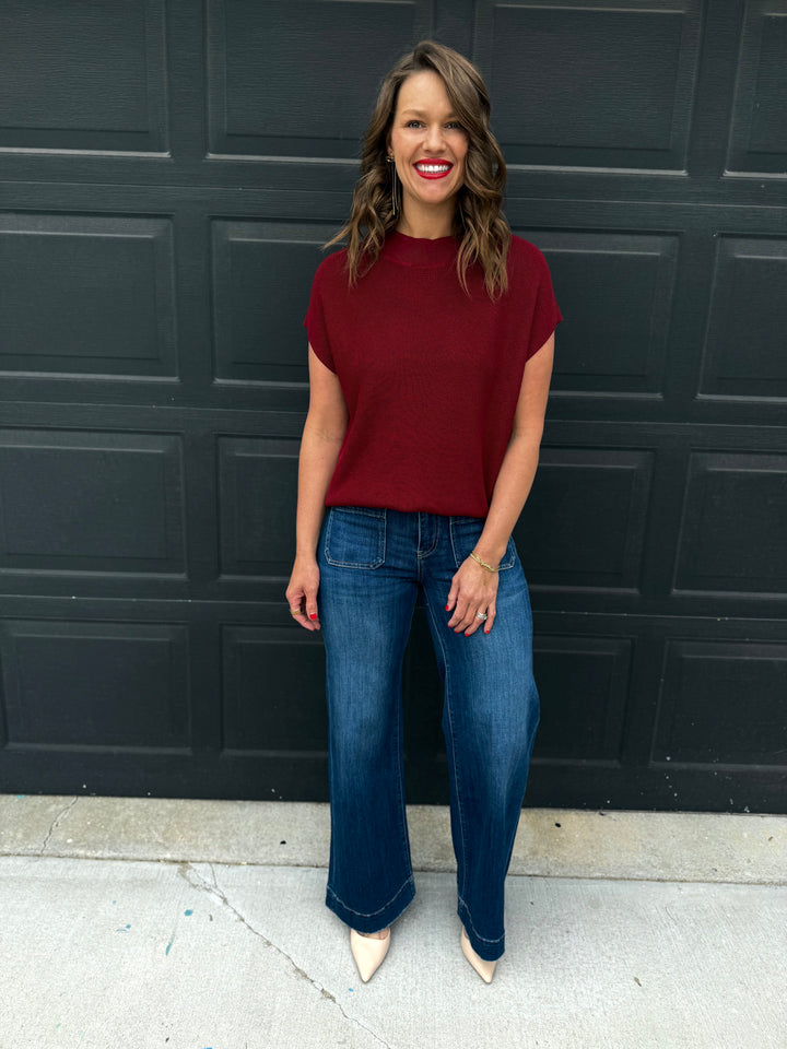 Merlot Relaxed Sweater
