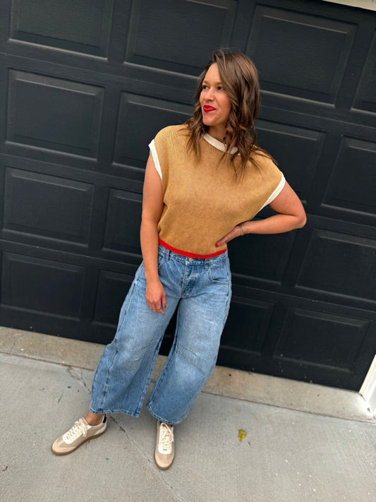 Mineral Washed Barrel Pants