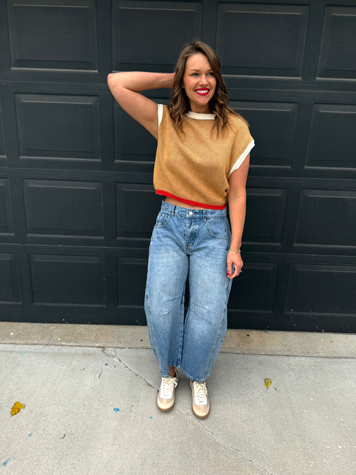 Mineral Washed Barrel Pants