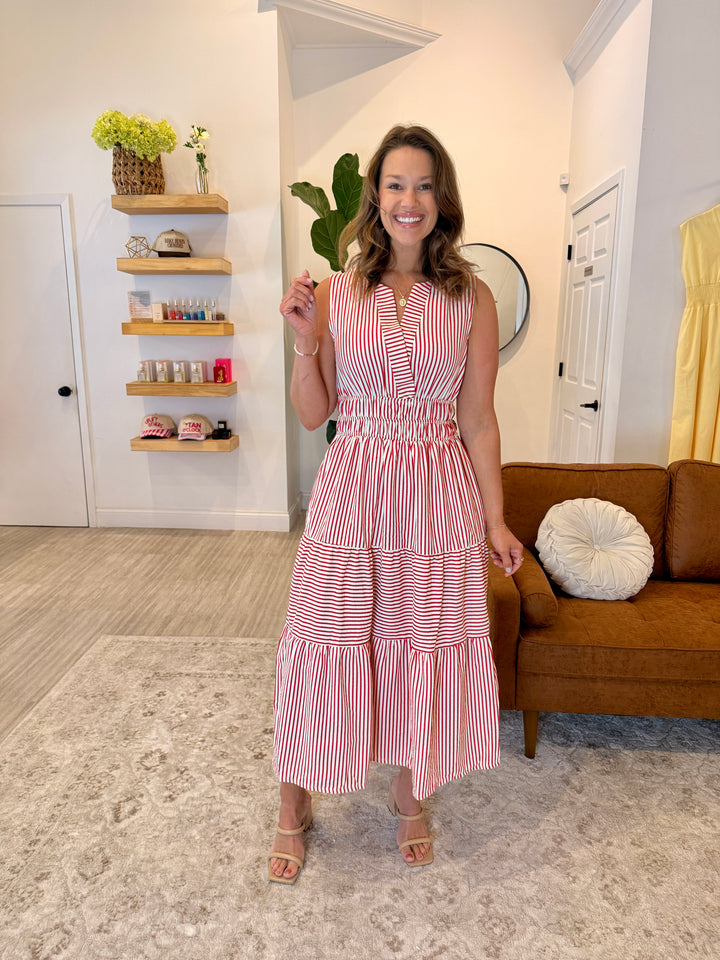 Red Stripe Maxi