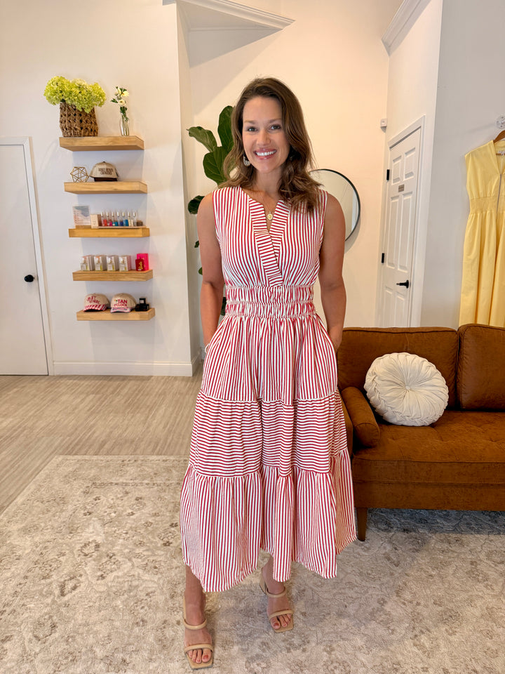 Red Stripe Maxi