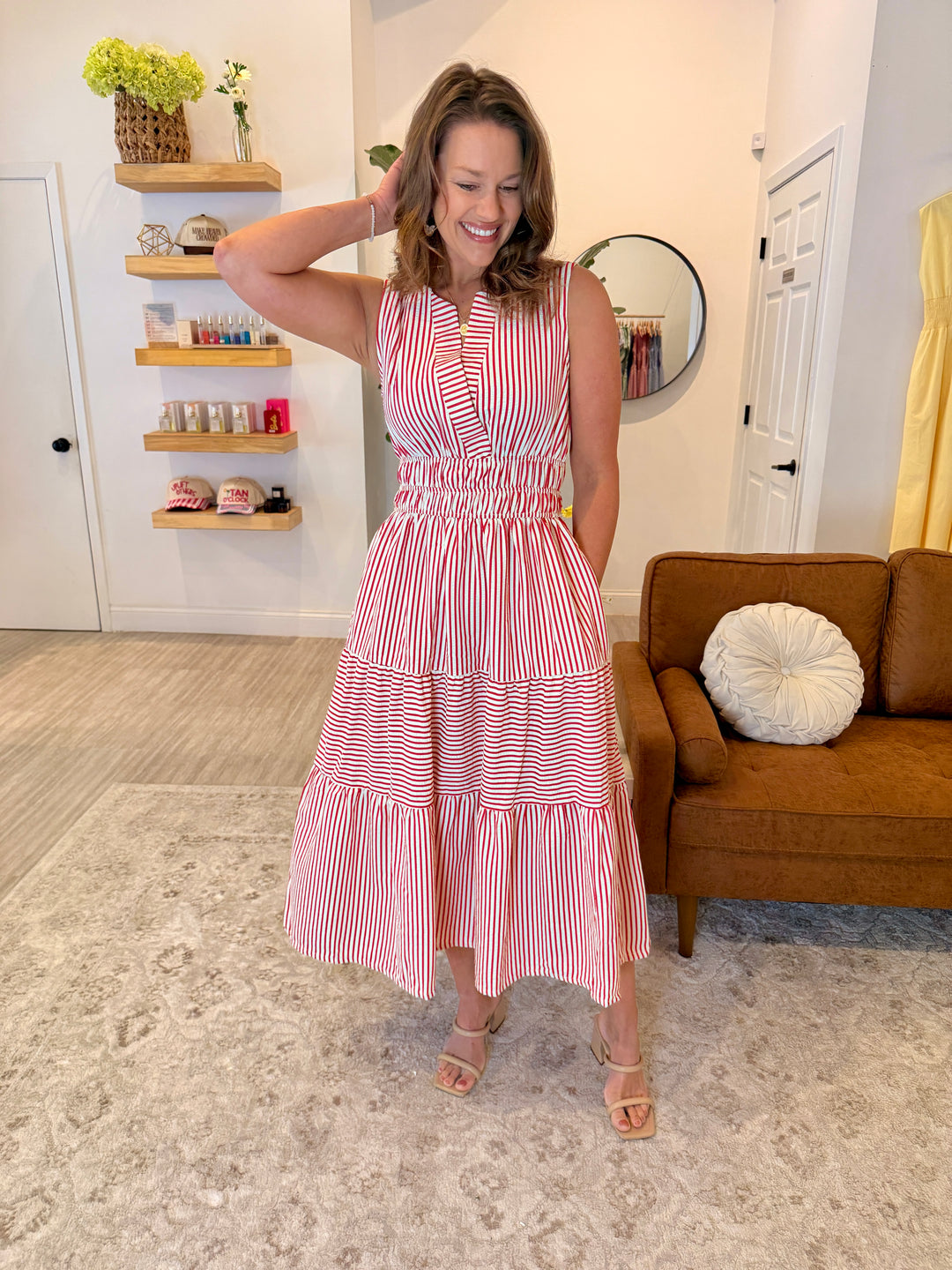 Red Stripe Maxi