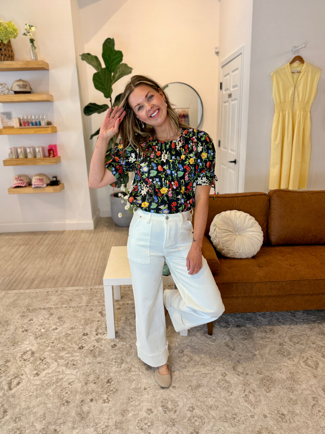 Flourish &amp; Fold Top