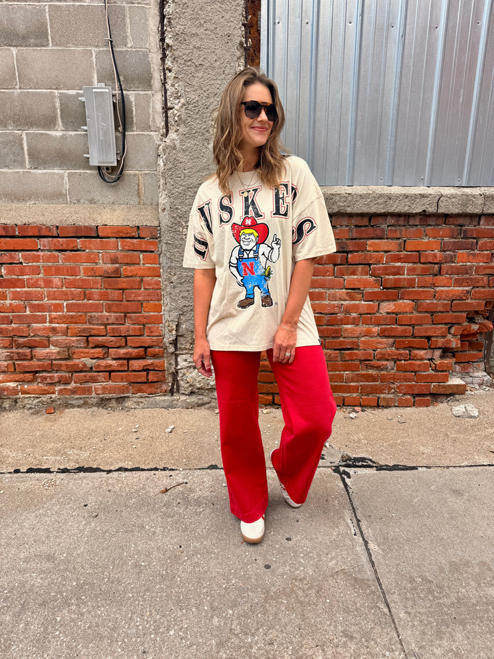 Jenny Clean Hem Full Length Wide Leg