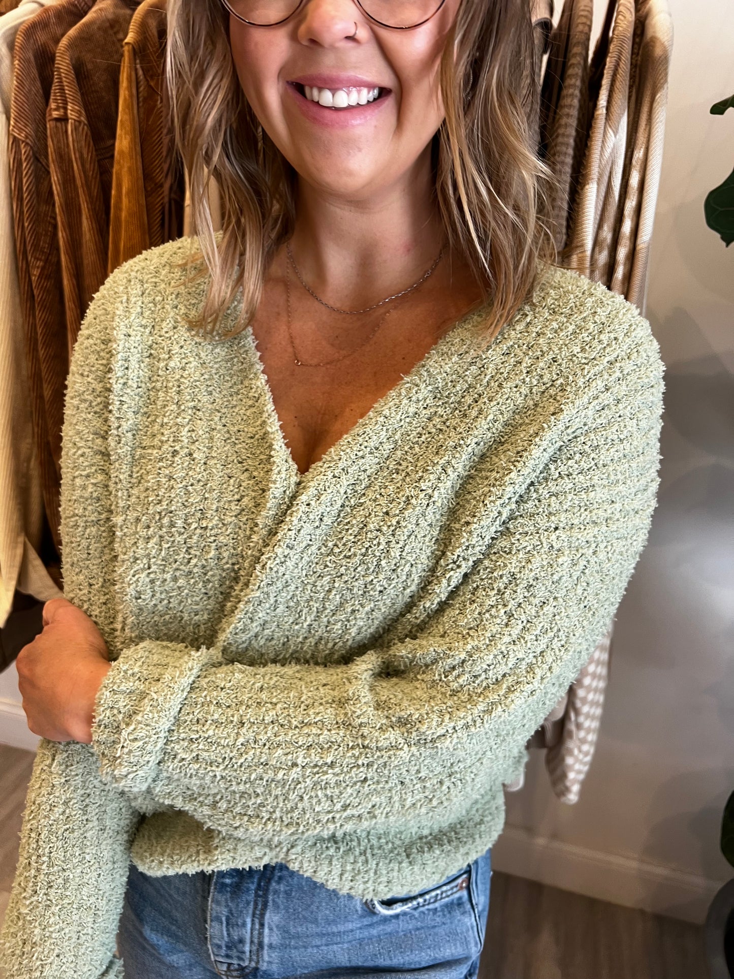 Sage Knit Cardigan