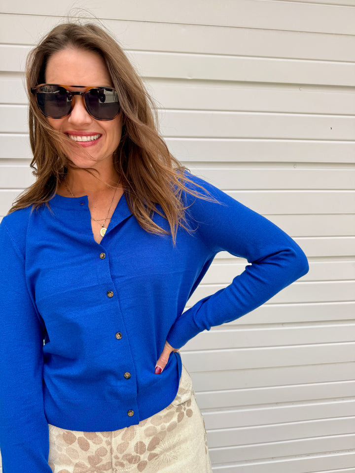 Lillian Cardigan - Blue