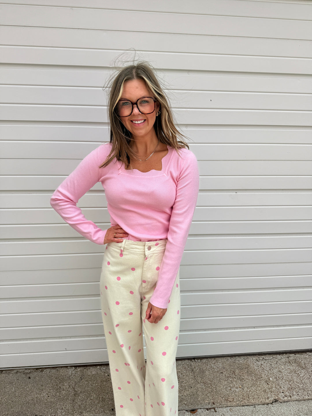 The Whisper Knit Sweater - Pink