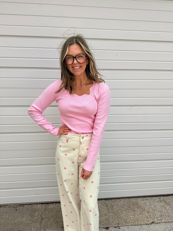 The Whisper Knit Sweater - Pink