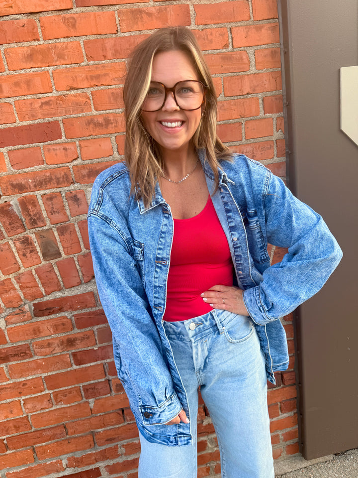 Rory Acid Wash Denim Jacket