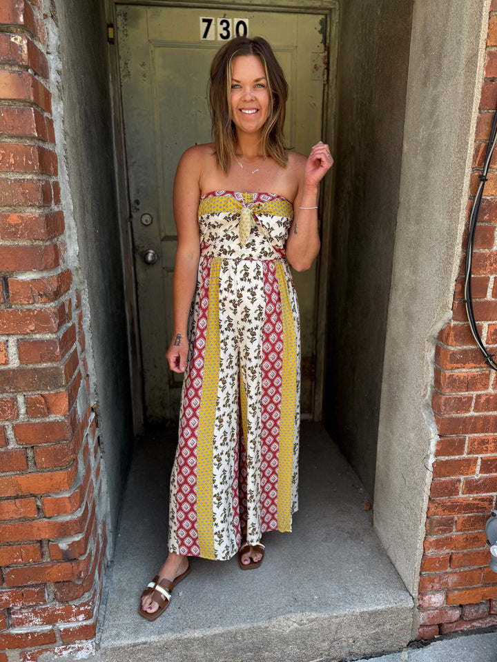 Sunkissed Smocked Tube Jumpsuit