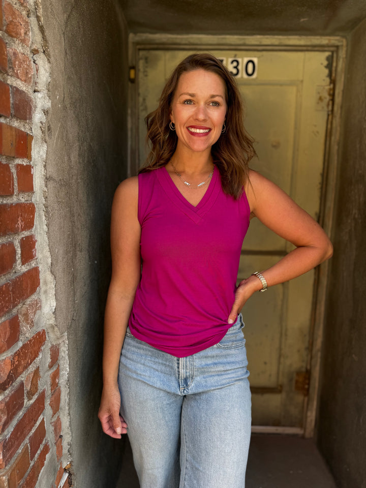 Magenta Tank