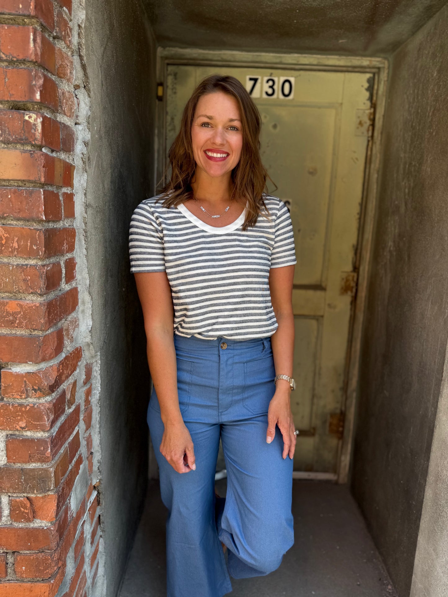 Navy Everyday Top