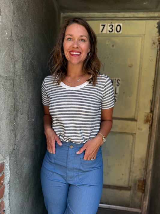 Navy Everyday Top