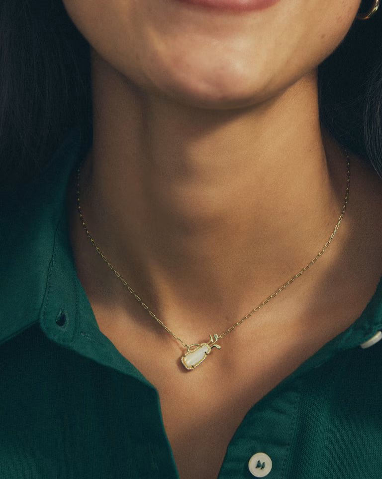 Golf Gold Short Pendant Necklace *Kendra Scott