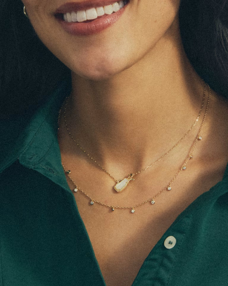 Golf Gold Short Pendant Necklace *Kendra Scott