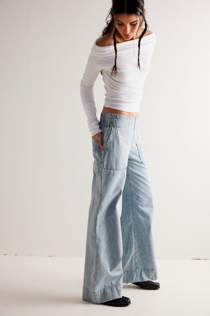 FP Breezy Denim Pull On