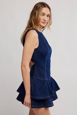 FP Slow Burn Denim Mini