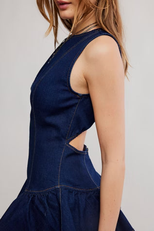 FP Slow Burn Denim Mini