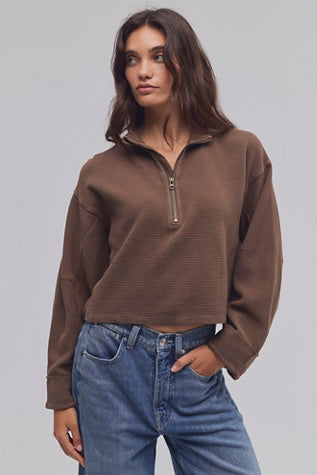 FP Celeste Quarterzip - Teak