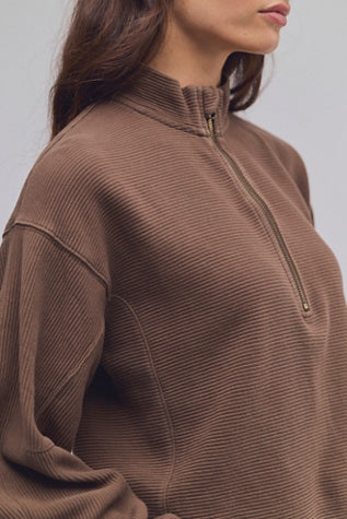FP Celeste Quarterzip - Teak