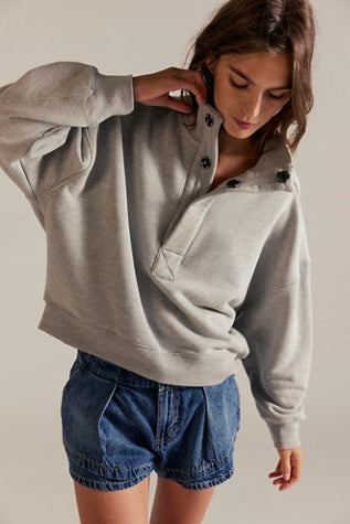 FP Timeless Pullover Heather Grey