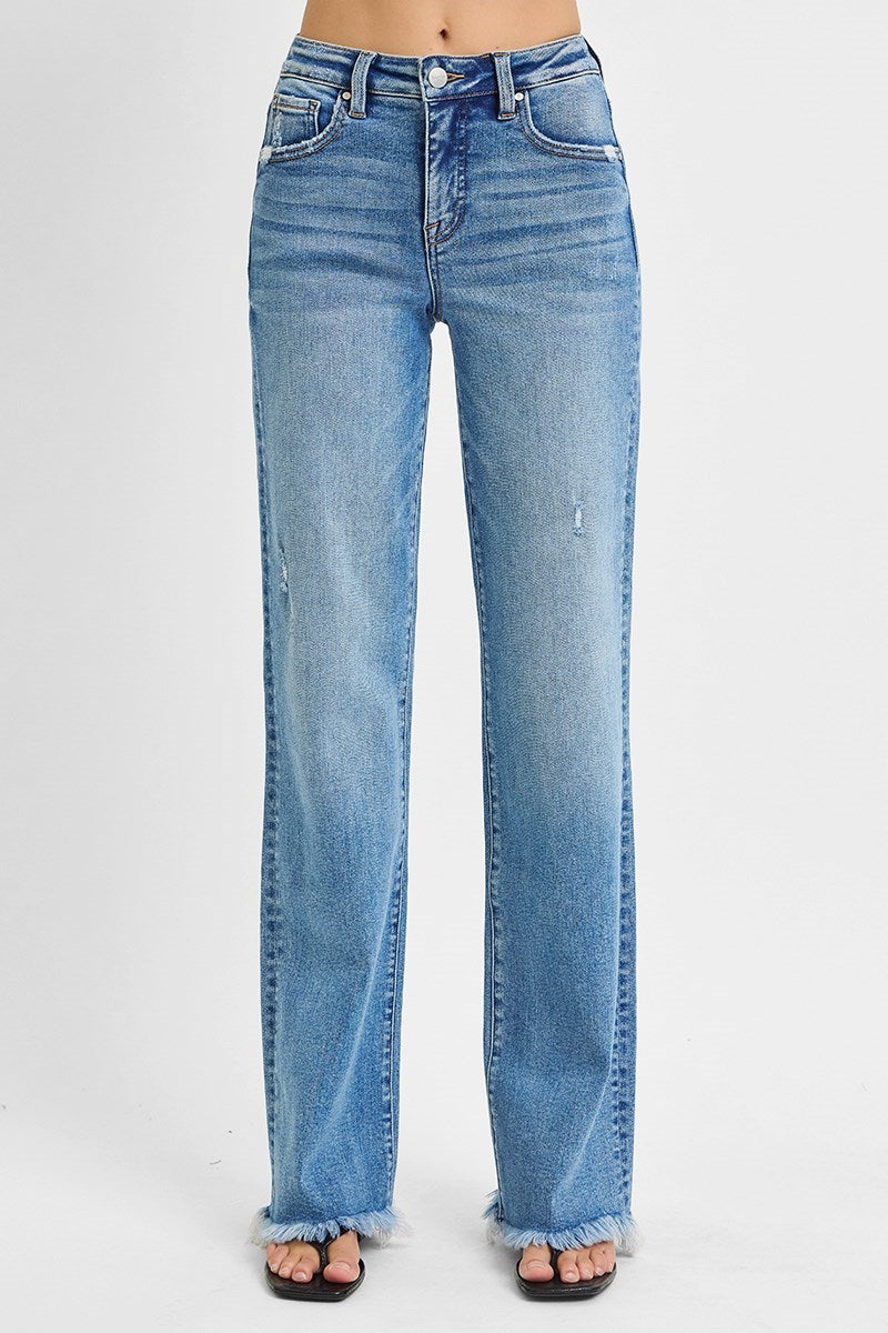The Clara Tummy Control Long Straight Jeans