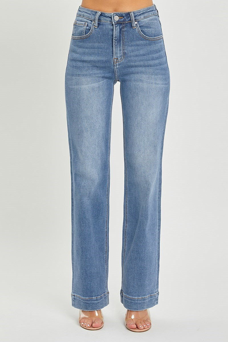 The Laken: High Rise Straight Jeans