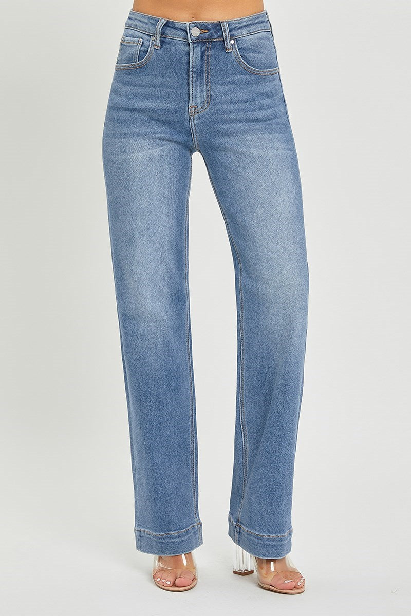 The Laken: High Rise Straight Jeans